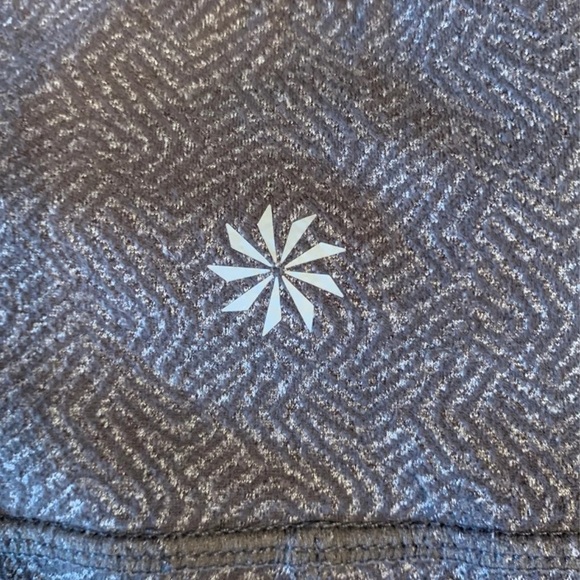 Athleta Women Chaturanga Workout Leggings Small Gray Tan Swirl Pattern High Rise - Picture 4 of 9